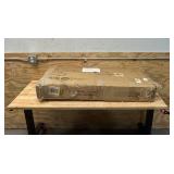 GT BLACK TURNSTONE Entryway 47" Farmhouse Shoe Storage Bench with Cushioned Seat with Sliding Barn Doors, Adjustable Shelves Rustic Wood Organizer for Hallway, Livingroom, Bedroom. (open box)