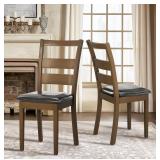 COLAMY Wood Dining Chair 2 piece