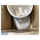 TOTO Drake Elongated Universal Height TORNADO FLUSH Toilet Bowl with CEFIONTECT, Cotton White - C776CEFG#01