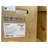 TOTO Drake Elongated Universal Height TORNADO FLUSH Toilet Bowl with CEFIONTECT, Cotton White - C776CEFG#01