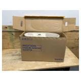 TOTO Drake Elongated Universal Height TORNADO FLUSH Toilet Bowl with CEFIONTECT, Cotton White - C776CEFG#01