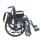 Drive Medical Blue Streak 18-Inch Manual Wheelchair