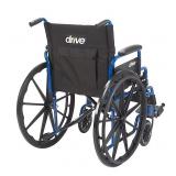 Drive Medical Blue Streak 18-Inch Manual Wheelchair