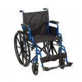 Drive Medical Blue Streak 18-Inch Manual Wheelchair