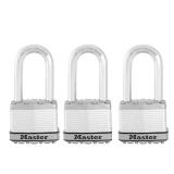 Magnum 1-3/4 in. W (44 mm) Steel Laminated Keyed Padlock with 2 in. (51 mm) Shackle (3-Pack)