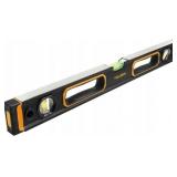 24 Level W/Magnet HD Aluminum Frame, Thickness: 0.5, Accuracy: 0.1, Three Vial 0902259.05