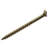 Grip-Rite PrimeGuard Plus No. 9 wire X 2-1/2 in. L Gold Star Flat Head Deck Screws 25 lb