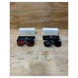 Blenders Eyewear Float2o: Tide Spark, Fire Wave Polarized Sunset rainbow, Polarized Smoke lot 2