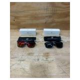 Blenders Eyewear Float2o: Tide Spark, Fire Wave Polarized Sunset rainbow, Polarized Smoke lot 2