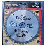 (Lot of 2) Tolsen Saw Blades 160x20mm 24T (092257.8)