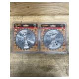 (Lot of 2) Tolsen Saw Blades 160x20mm 24T (092257.8)