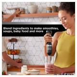 BLACK+DECKER 5-Speed 220-Watt Immersion Blender with Accessory Jar (Black) (0922530)