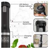 BLACK+DECKER 5-Speed 220-Watt Immersion Blender with Accessory Jar (Black) (0922530)