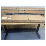 Full Size Bed Frame, Full Platform Bed Frame with Velvet Upholstered Headboard, Geometric, Sturdy Frame and Wooden Slats, Noiseless, No Box Spring Required, Easy to Assemble Beige