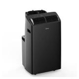 Midea 12000 BTU DOE/ 14000 BTU ASHRAE Smart Inverter DUO Portable Air Conditioner for spaces up to 550 sq ft