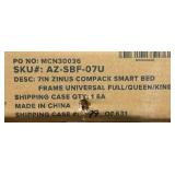 Zinus 7" Compack  Metal Adjustable Bed Frame, Full/Queen/King