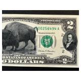 Uncirculated $2 Dollar Bison Bill