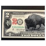 Uncirculated $2 Dollar Bison Bill