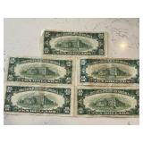 1950 Green Seal $10 Dollar Federal Reserve Notes