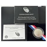 2014-S Baseball Hall of Fame Half Dollar Proof