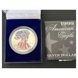 1999 Colorized Silver Eagle