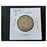 1909 Barber Quarter