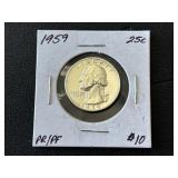 1959 Washington Quarter Proof