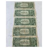 1957 Blue Seal $1 Dollar Silver Certificates