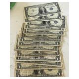Blue Seal $1 Dollar Silver Certificates