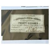 Confederate States $20 Dollar Bond