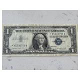 1957 A Blue Seal $1 Dollar Silver Certificate Star Note