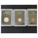 1916 Barber Quarter, 1916-S Mercury Dime, 1909 Lincoln Cent