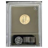 1916 Barber Quarter, 1916-S Mercury Dime, 1909 Lincoln Cent