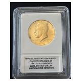 2020 Gold Enriched Kennedy Half Dollar