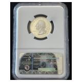 2008-S Alaska Silver Quarter Proof NGC PF70 Ultra Cameo