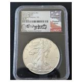 2021 Silver Eagle NGC MS70