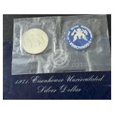 1971-S Eisenhower Silver Dollar Uncirculated