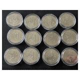 Kennedy Apollo Colorized Half Dollars