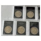 Susan B. Anthony and Eisenhower Dollar Coins