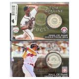 Glavine and Thome Hall of Fame Induction Medals