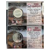 Glavine and Thome Hall of Fame Induction Medals