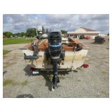1981 Smokercraft Fishing Boat and 1980 E-Z Loader Boat Trailer