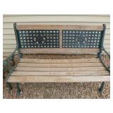 Outdoor Bench and Table
