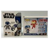 Misc. Collectible FUNKO Pops! Including Marvel & Star Wars (NIB)