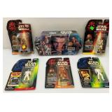 Mi8sc. STAR WARS Collectible Action Figures Including Episode One, The Power Of The Force & More (NIP)