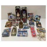 Misc. Collectible Toys Including Star Wars & More Most New In Pack (Boxes Beat Up)