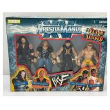 1999 Jacks Pacific WWF MOC BCA Wrestlemania XV Fully Loaded Box Set Kmart (NEW IN PACK)