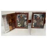 Two Vintage GI Joe Classic Collection 12" Action Figures Including General Patton (Spots On Jacket Stuck To Plastic) & Dwight Eisenhower (NIB)