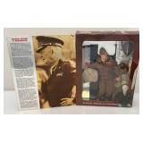 Two Vintage GI Joe Classic Collection 12" Action Figures Including General Patton (Spots On Jacket Stuck To Plastic) & Dwight Eisenhower (NIB)