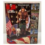 Two Vintage GI Joe Classic Collection 12" Action Figures Including General Patton (Spots On Jacket Stuck To Plastic) & Dwight Eisenhower (NIB)